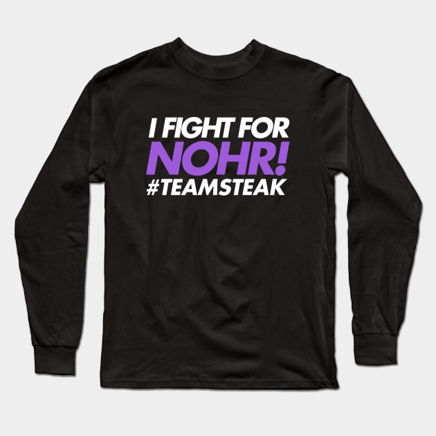 Team Steak Shirt Ver. 1 Long Sleeve T-Shirt by Astrayeah